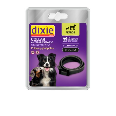 DIXIE COLLAR ANTI PARASITARIO EN NEGRO O BEIGE